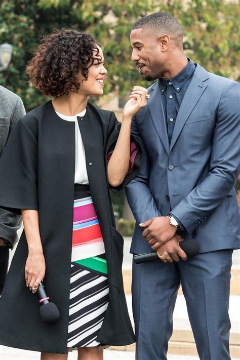 Creed Ii See Photos Of Michael B Jordan And Tessa Thompson Black Actors Black