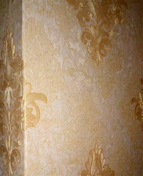 Damask Beige And Gold Wallpaper Call 254741889754