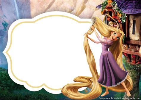 Download Rapunzel Invitations Template For Free Free Printable