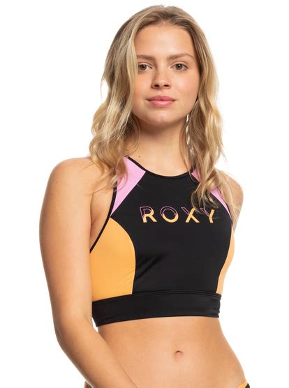 Womens Roxy Active Bra Bikini Top Roxy