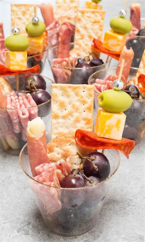 Charcuterie Cups Recipe Party Food Appetizers Charcuterie Recipes