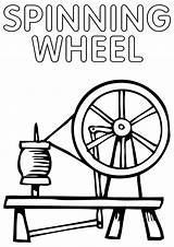 Wheel Coloring Spinning sketch template
