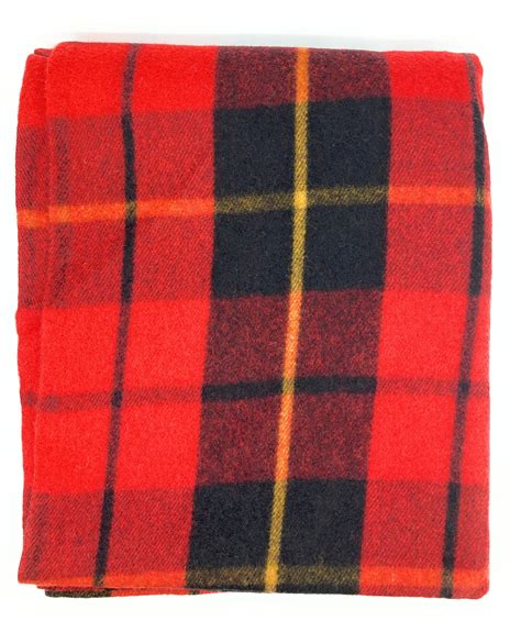 Pure Wool Wallace Tartan Travel Rugblanket Etsy