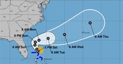 Bahamas Brace For Bad Weather As Tropical Storm Humberto Nears Area Hit
