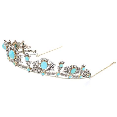 Turquoise And Diamond Tiara Circa 1830 Magnificent Jewels And Noble