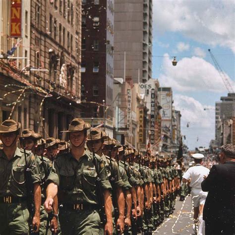 Australian Soldiers Return From The Vietnam War 1970 Vietnamwar