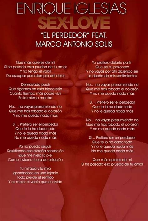 Letra De Cancion El Perdon Enrique Iglesias Occupyluda
