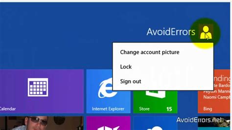 How To Change Your User Account Picture In Windows 8 And 81 Youtube