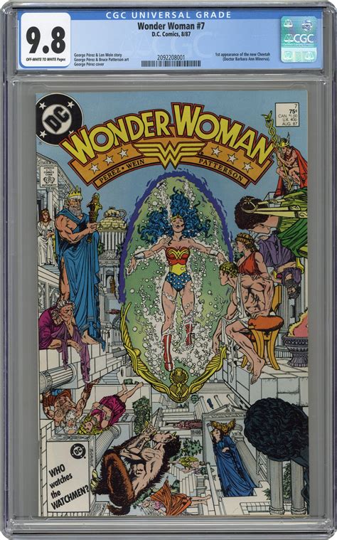 Wonder Woman 7 Cgc 98 1987 2092208001 Ebay