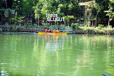 Taman Glugut Bantul Destinasi Wisata Kebun Bambu Di Tepian Sungai Opak