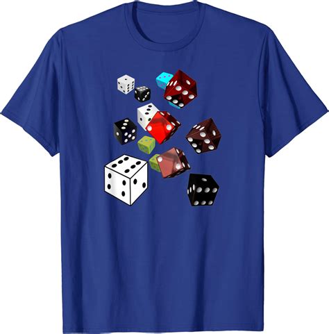 Roll Of The Dice By Blueraven Graphic T Shirt Clothing