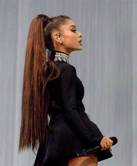 How To Style Your Hair Like Ariana Grande Ariana Grande S Ponytail Is