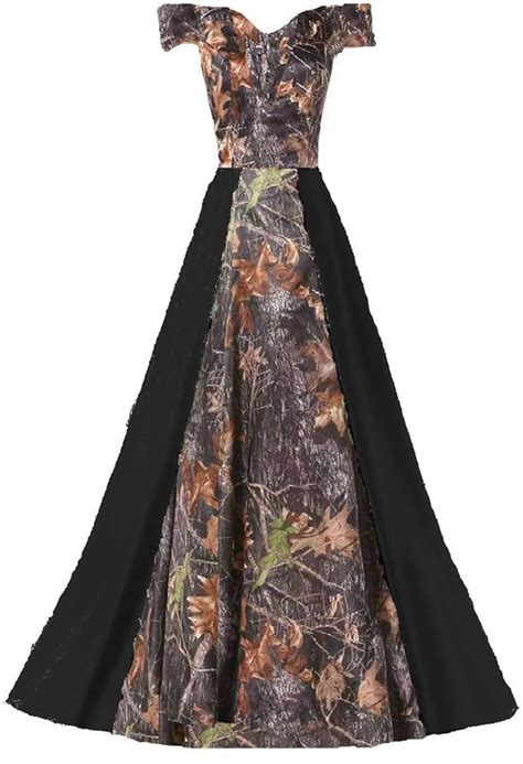 Blue Camo Prom Dresses