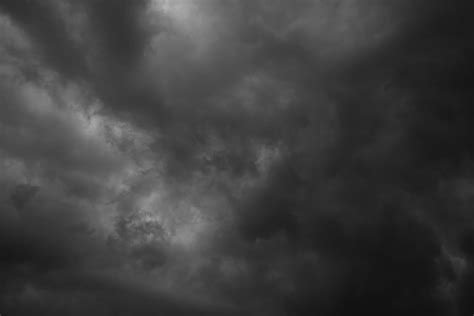 Grayscale Photo Of The Clouds · Free Stock Photo