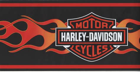 Harley Davidson Logo With Flames Bull Gallery