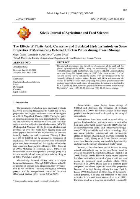 Akibat tidak ada persatuan dan kesatuan dalam kelu. Www. Bolu Oven No Mixer .Co.id / Pdf The Effects Of Phytic Acid Carnosine And Butylated ...
