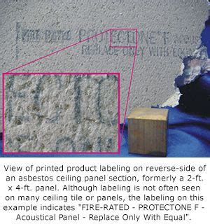 A wide variety of asbestos suspended ceiling tiles options are available to you, such as project solution capability, function, and design style. As late as the early 1990s, asbestos containing ceiling ...