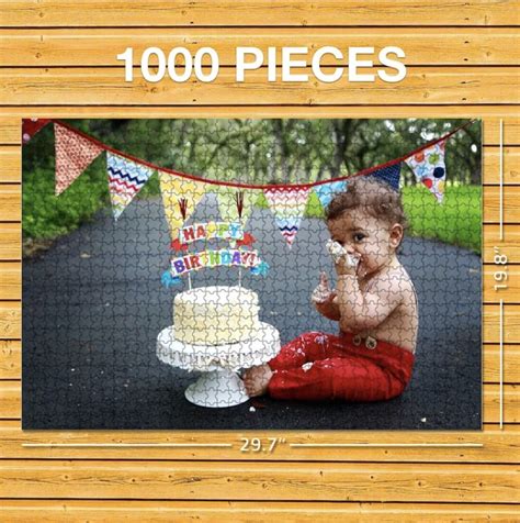 1000 Piece Personalized Photo Jigsaw Puzzle