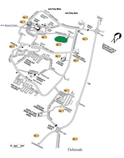 Usaf Academy Maps And Directions