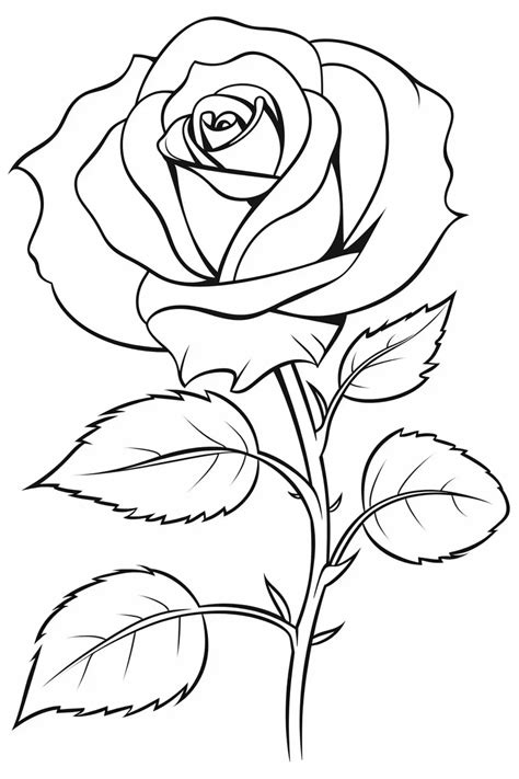 Coloring Pages For Adults Roses