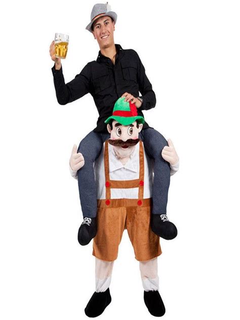 Mascot Fancy Dress Costume Carry Me Bavarian Beer Guy On Oktoberfest Ll