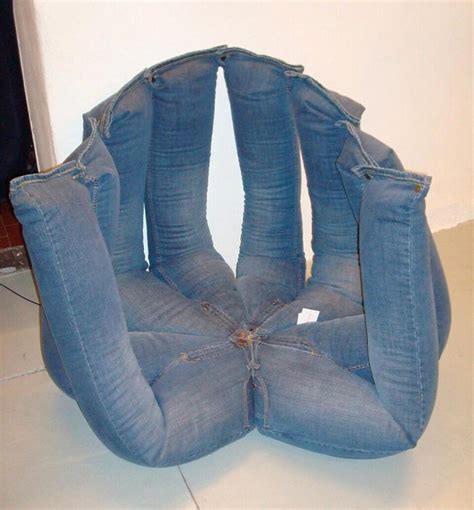 Belfort denim polyester modern accent chair (set of 2) by furinno. a jeans chair... : ofcoursethatsathing