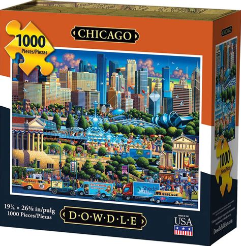 Chicago 1000 Piece Dowdle Jigsaw Puzzle