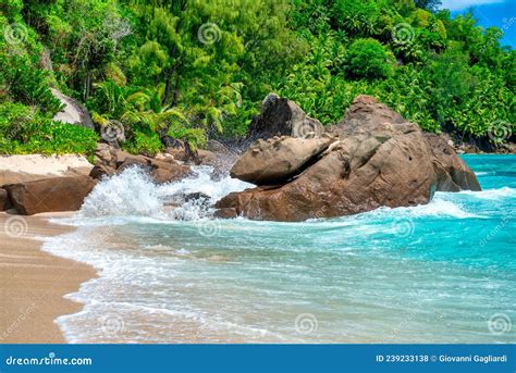Anse Intendance Beach In Mahe Seychelles Stock Photo Image Of Relax Leisure
