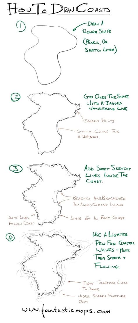 The Map Shows How To Draw It In Three Different Ways Including One For