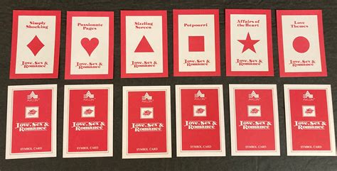 Love Sex And Romance Trivia Card Set By Axlon From 1984 Used Etsy