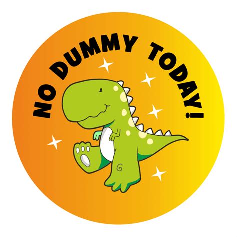 Giving Up Dummy Reward Stickers School Stickers