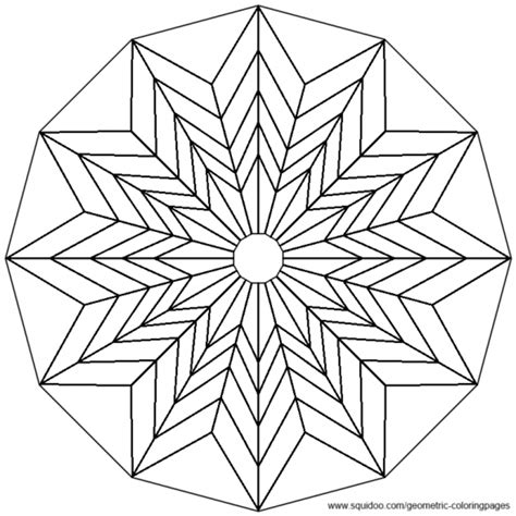 Geometric Coloring Pages