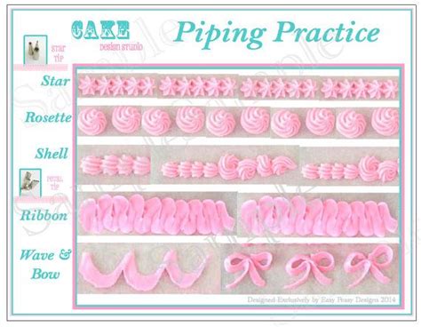 Or perhaps you teach cookie classes and need practice sheets for your students! Printable Icing Template. DIY Icing Practice Sheet by ...