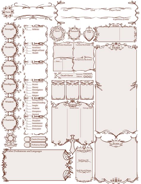 Dnd Character Backstory Template