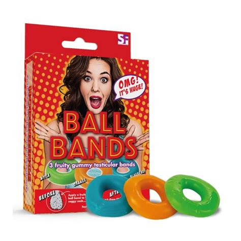 Gummy Ball Bands 3 Pack Assorted Colorsflavors
