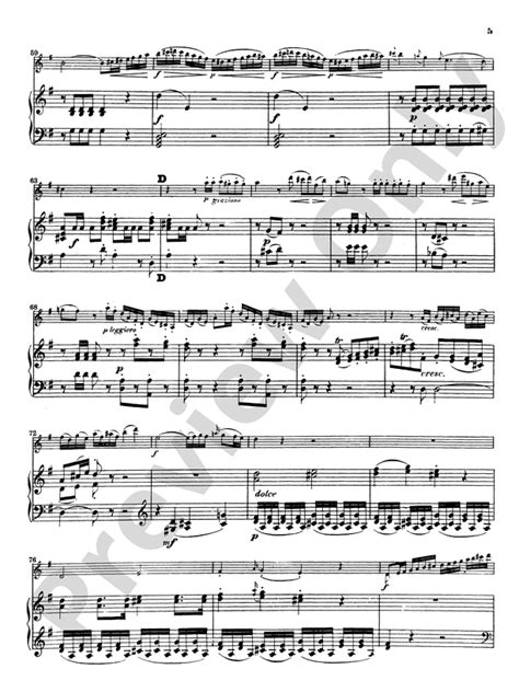 Mozart Violin Concerto No 3 In G Major K 216 Violin Concerto No 3 In G Major K 216 Piano