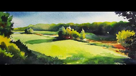 40 Free Watercolor Painting Video Tutorials For Beginners Landscape