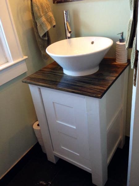 These chairs still exist these days and we will. An updated bathroom vanity | Do It Yourself Home Projects from Ana White # ...