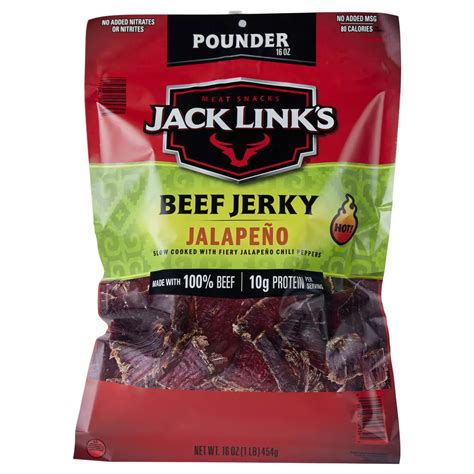 Jack Links Beef Jerky Jalapeno 16 Ounce