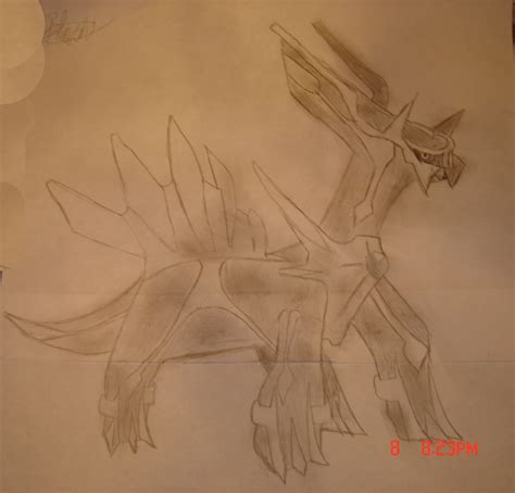 Dialga Sketch By Rico Marrow On Deviantart