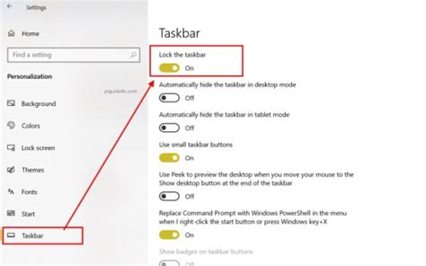 Lock Or Unlock Taskbar In Windows 10 3 Different Tricks Pcguide4u