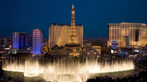 Hd Paris Las Vegas Nevada Bellagio Fountain Desktop Wallpaper