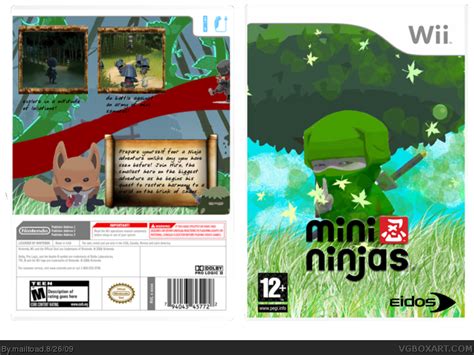 Mini Ninjas Wii Box Art Cover By Mailtoad