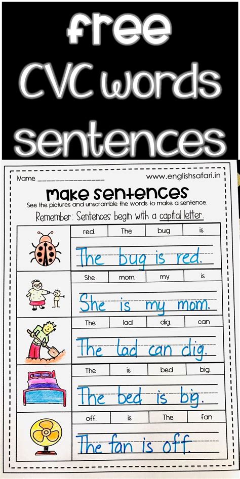 Sentences With 3 Letter Words