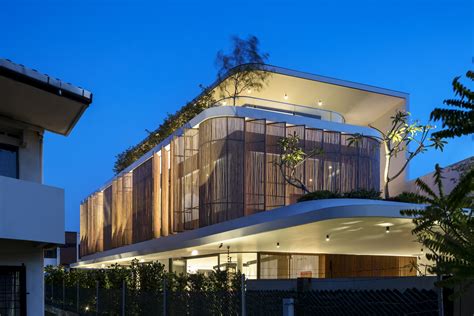 Bamboo Veil House By Wallflower Architecture Design In Singapore