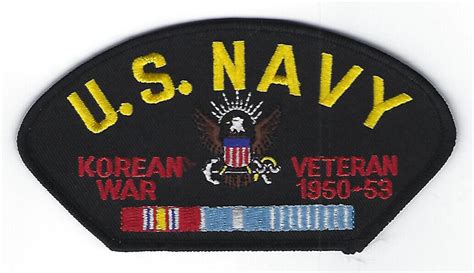 Korean War Veteran 1950 1953 Hat Patch Us Navy Marines Pin Up Vet T