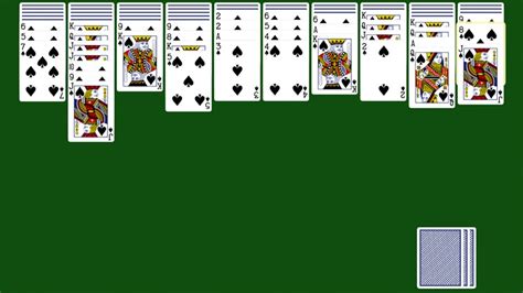 The tableau is the section in which the game is played. Spider Solitaire ! for Windows 8 and 8.1