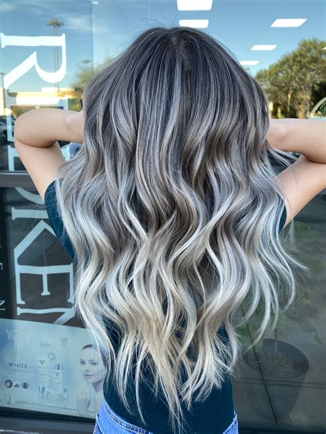 20 Balayage Brown To Silver Fashion Style