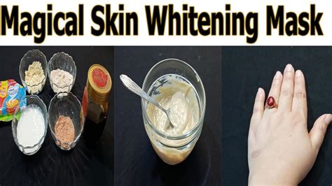 Magical Skin Whitening Facial Mask For Crystal Clear Skin 100 Home