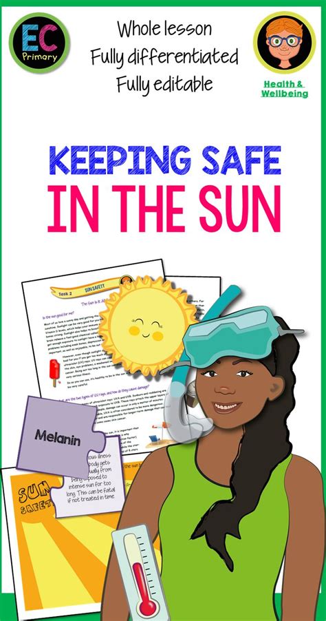 Sun Safety Teaching Resources Sun Safety Activities Character Education